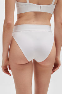 Boss" elastic band briefs - White