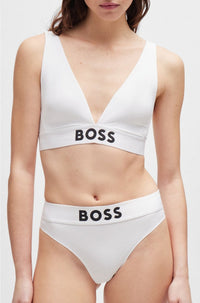 "Boss" elasticated briefs - White
