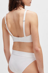 "Boss" elasticated briefs - White