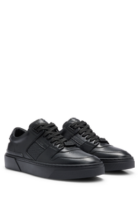 Gary leather trainers - Black