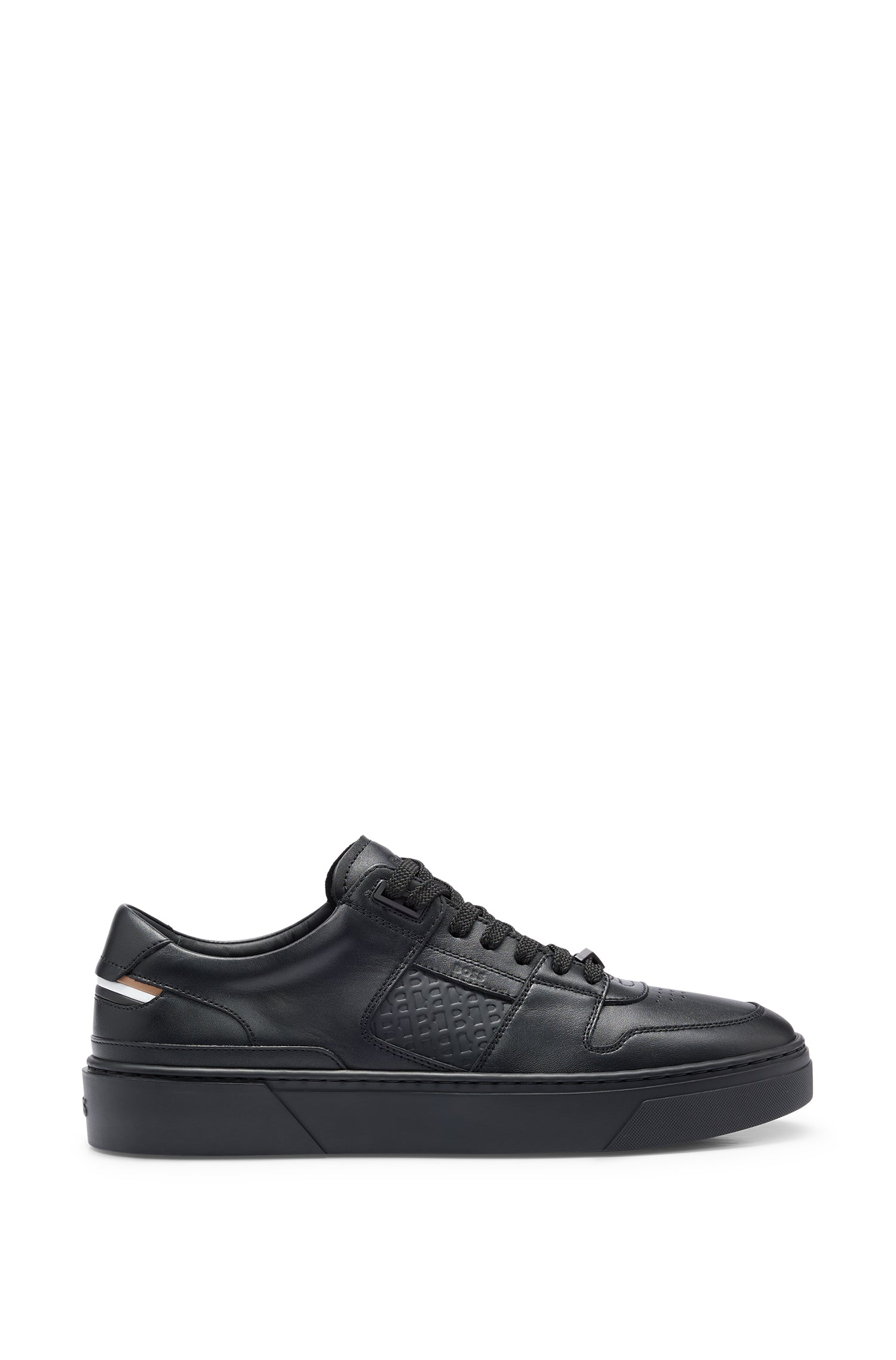 Gary leather trainers - Black