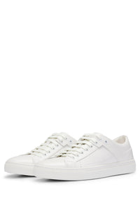 Futurism leather trainers - White