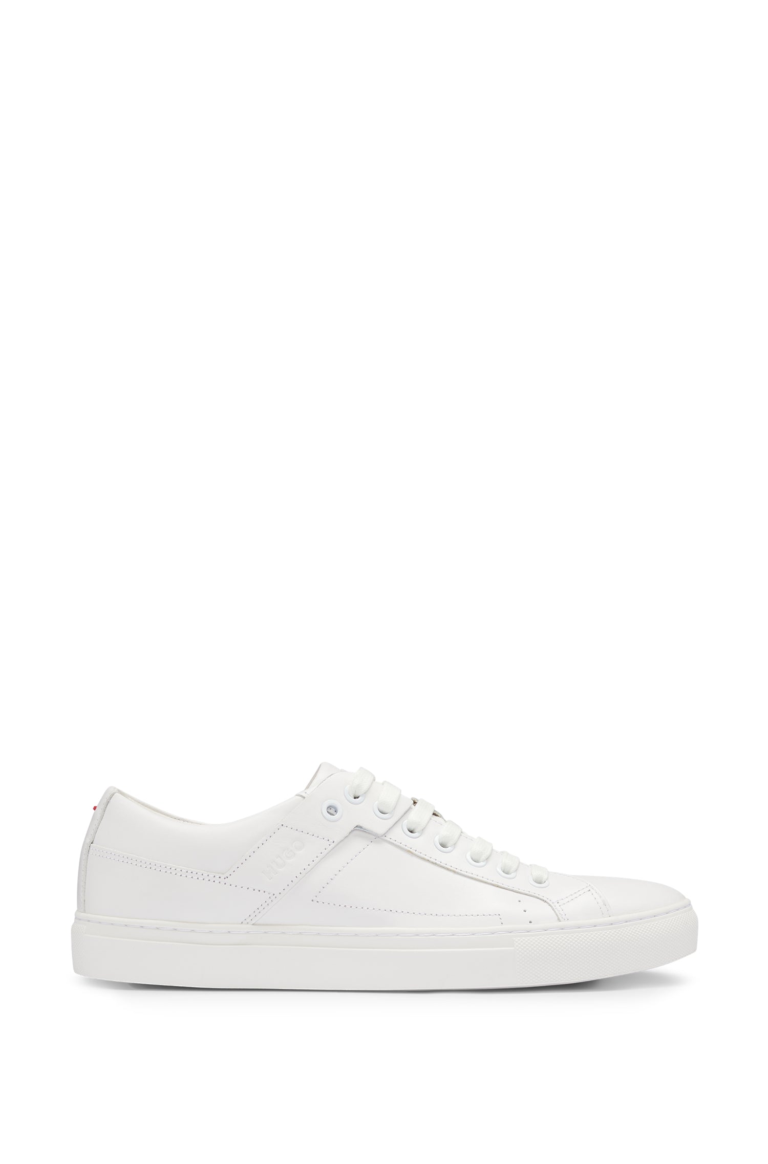 Futurism leather trainers - White