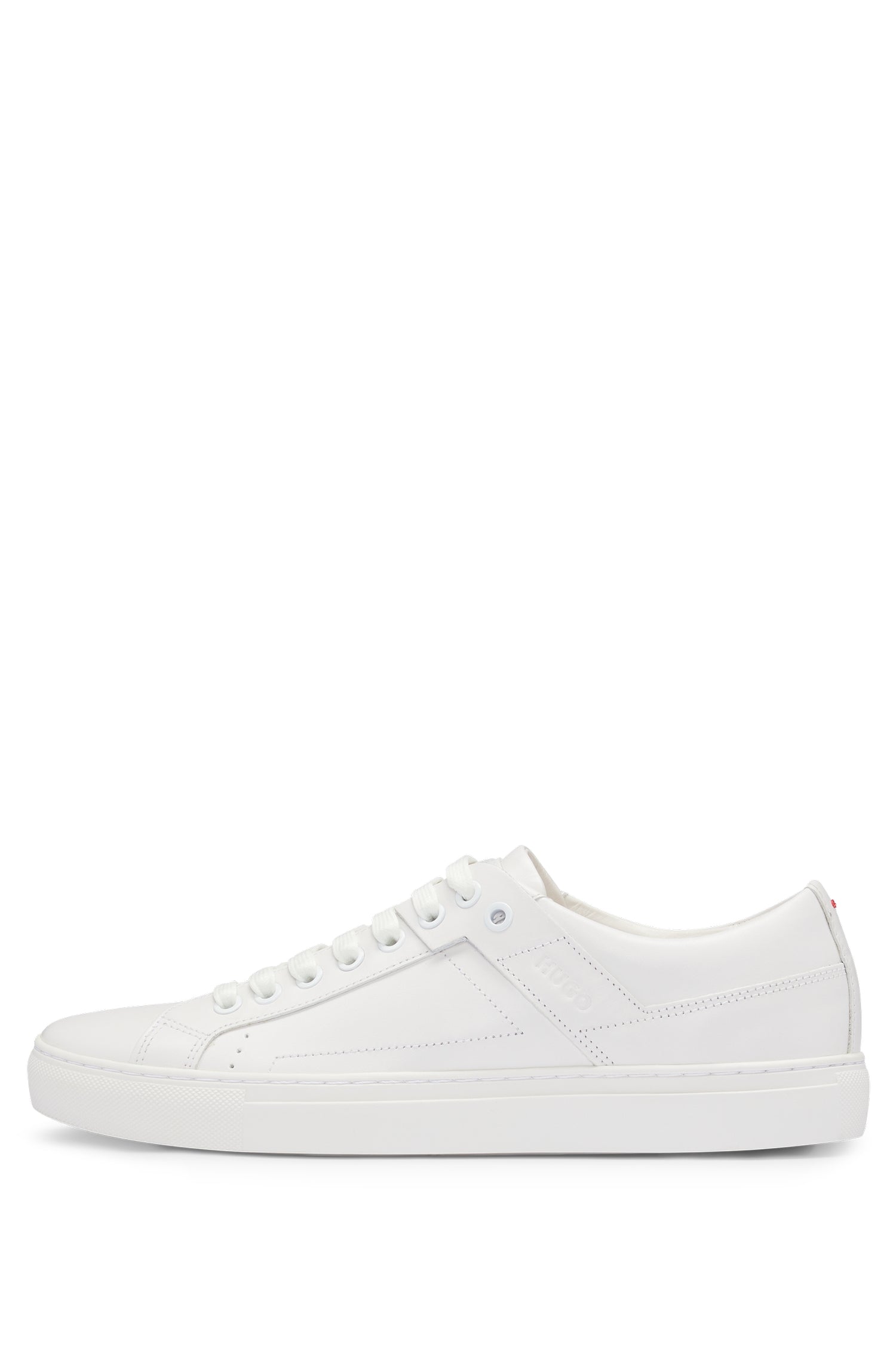 Futurism leather trainers - White