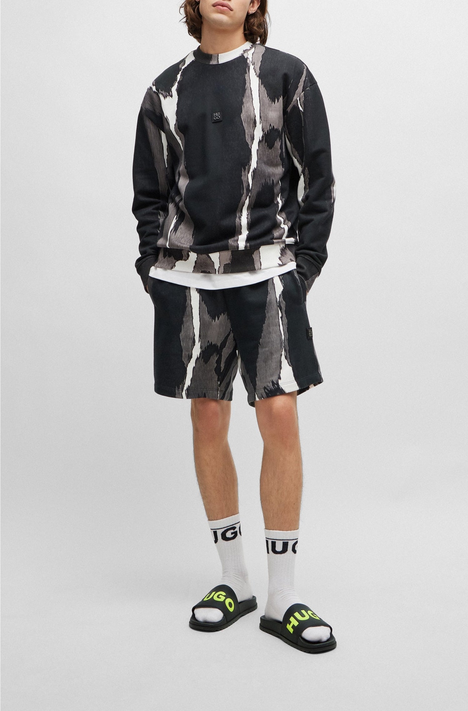 BLACK // SANDALS MATCH_IT_SLID_RBLG_N