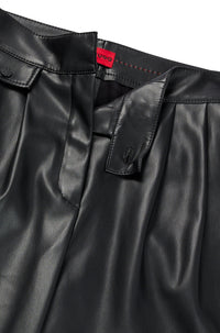 BLACK // CASUAL TROUSERS HESIZILA-1