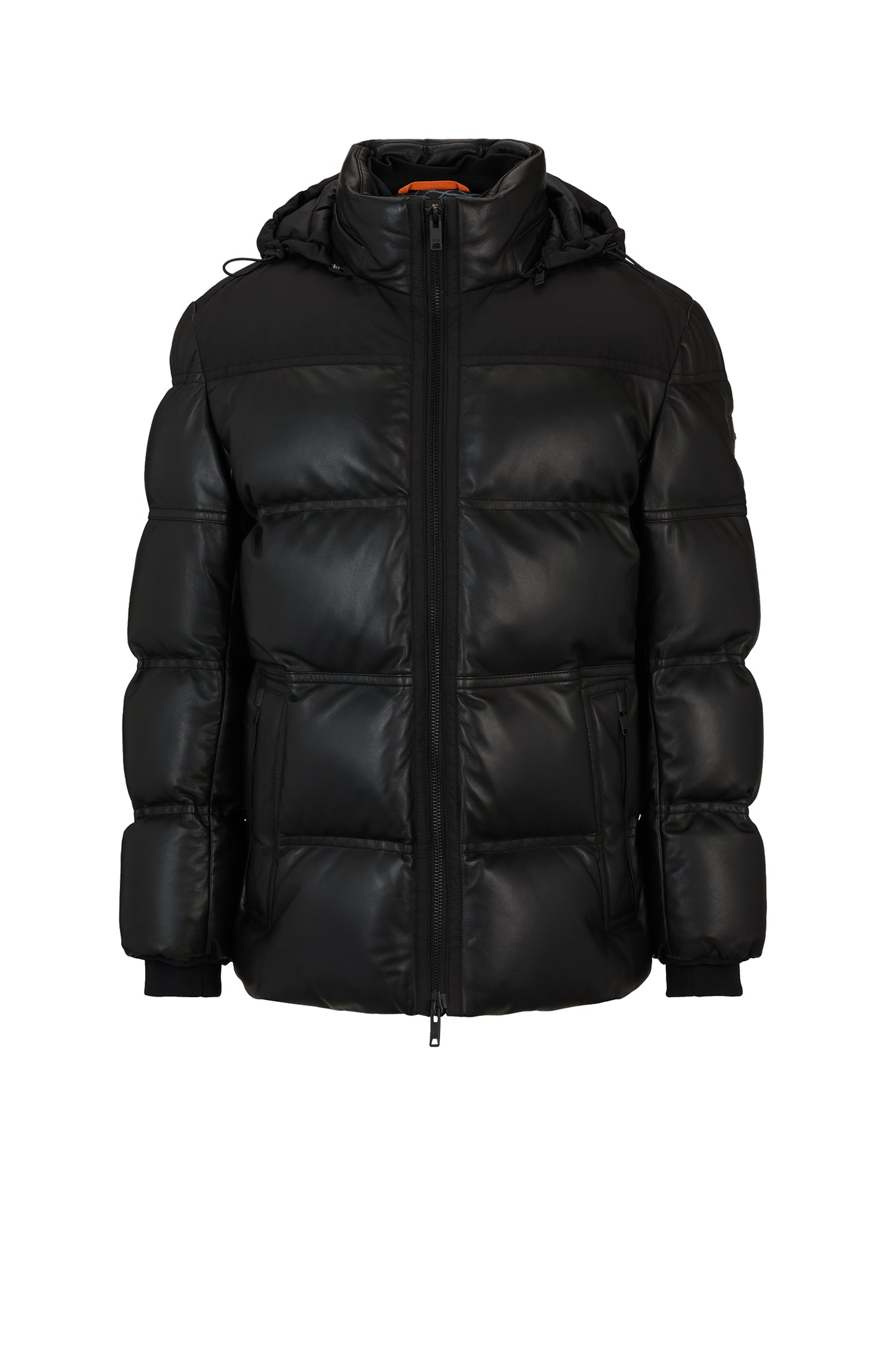 Doudoune Joholo en cuir - Black