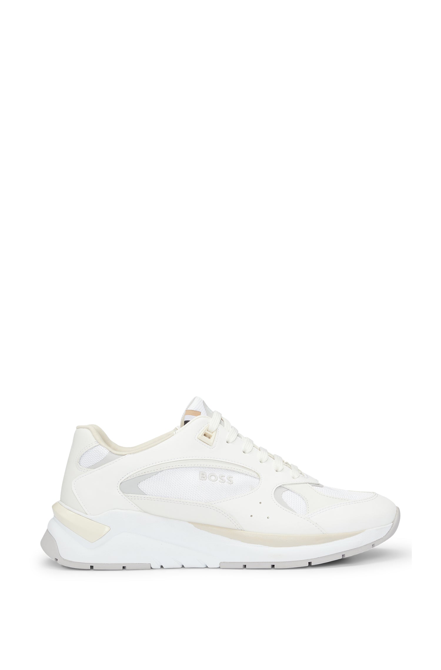 Skylar leather trainers - Natural