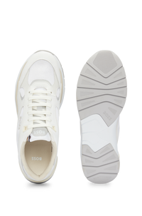 Skylar leather trainers - Natural