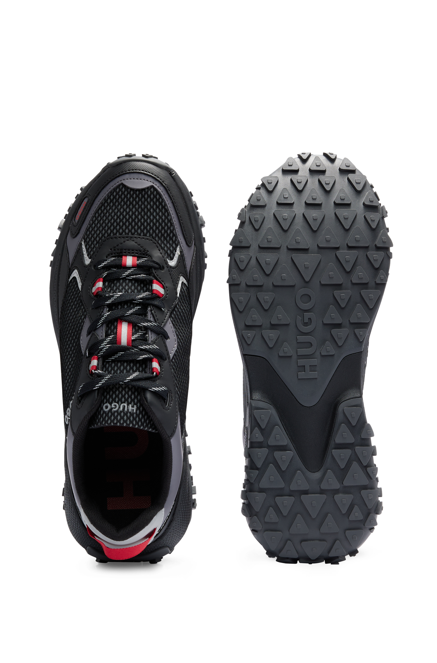 BLACK // LACE-UP TRAINERS GO1ST_PUME