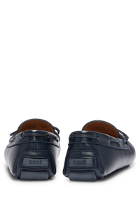 Eve leather loafers - Dark Blue