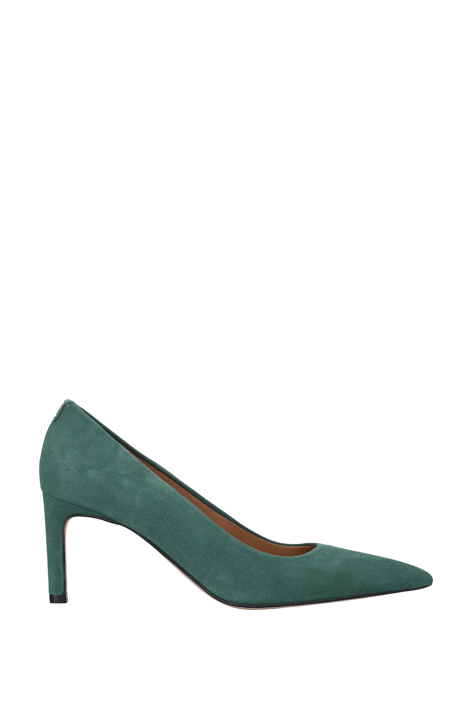 Janet leather court shoes - Open Green