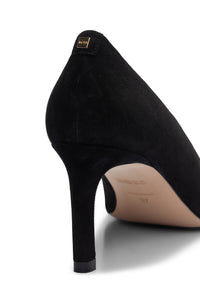 Janet leather court shoes - Black