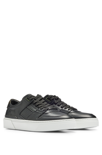 Gary leather trainers - Black