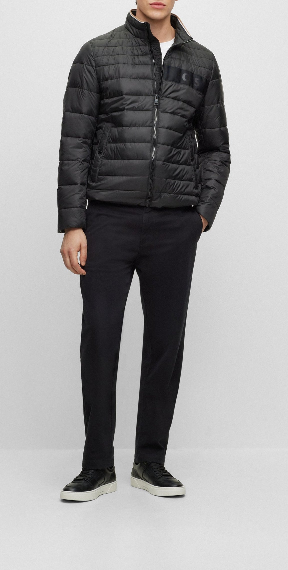 Gary leather trainers - Black