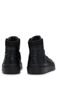 Gary leather trainers - Black