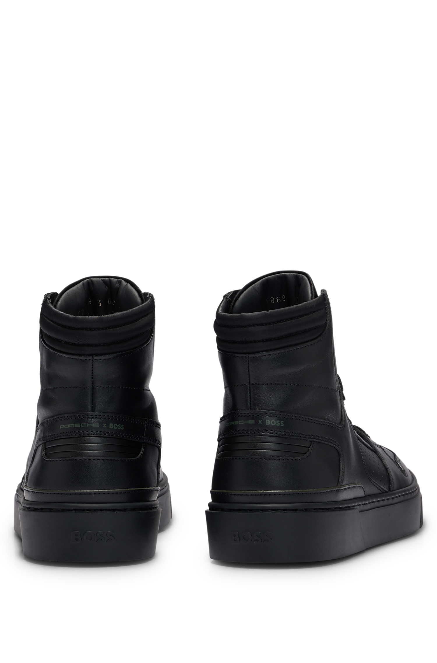 Gary leather trainers - Black
