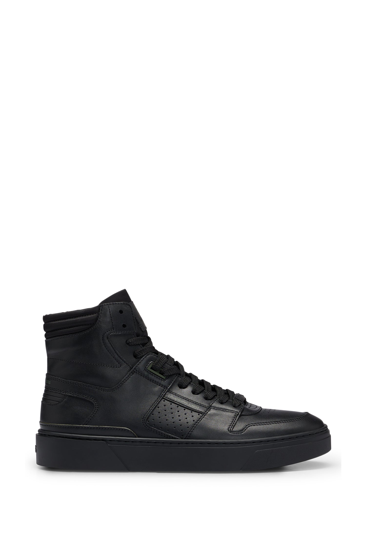Gary leather trainers - Black