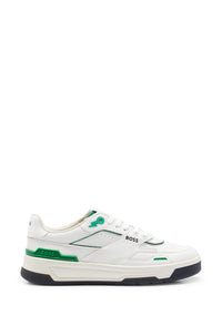Baltimore leather trainers - Open White