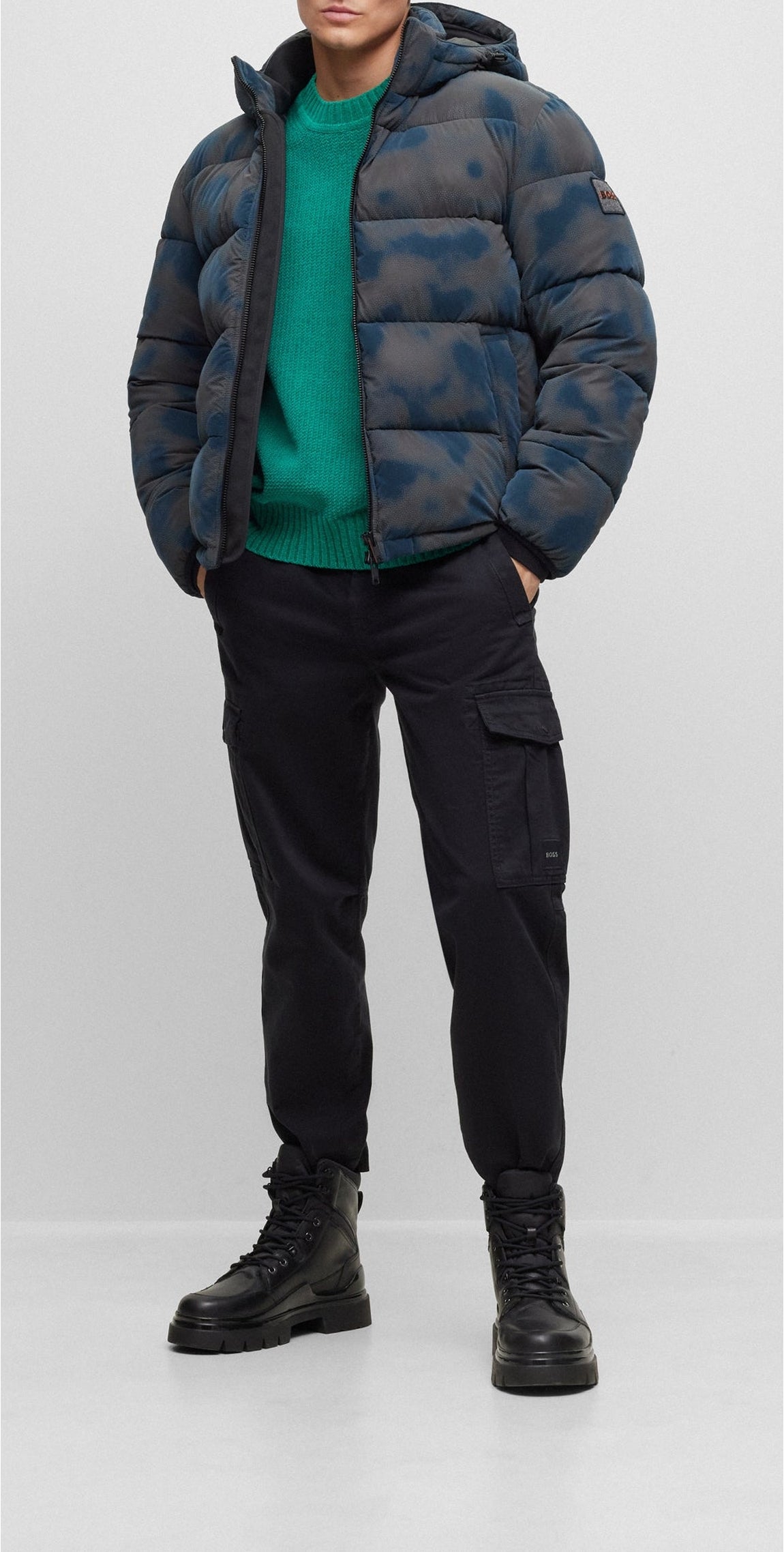 Korduroy jumper - Dark Green