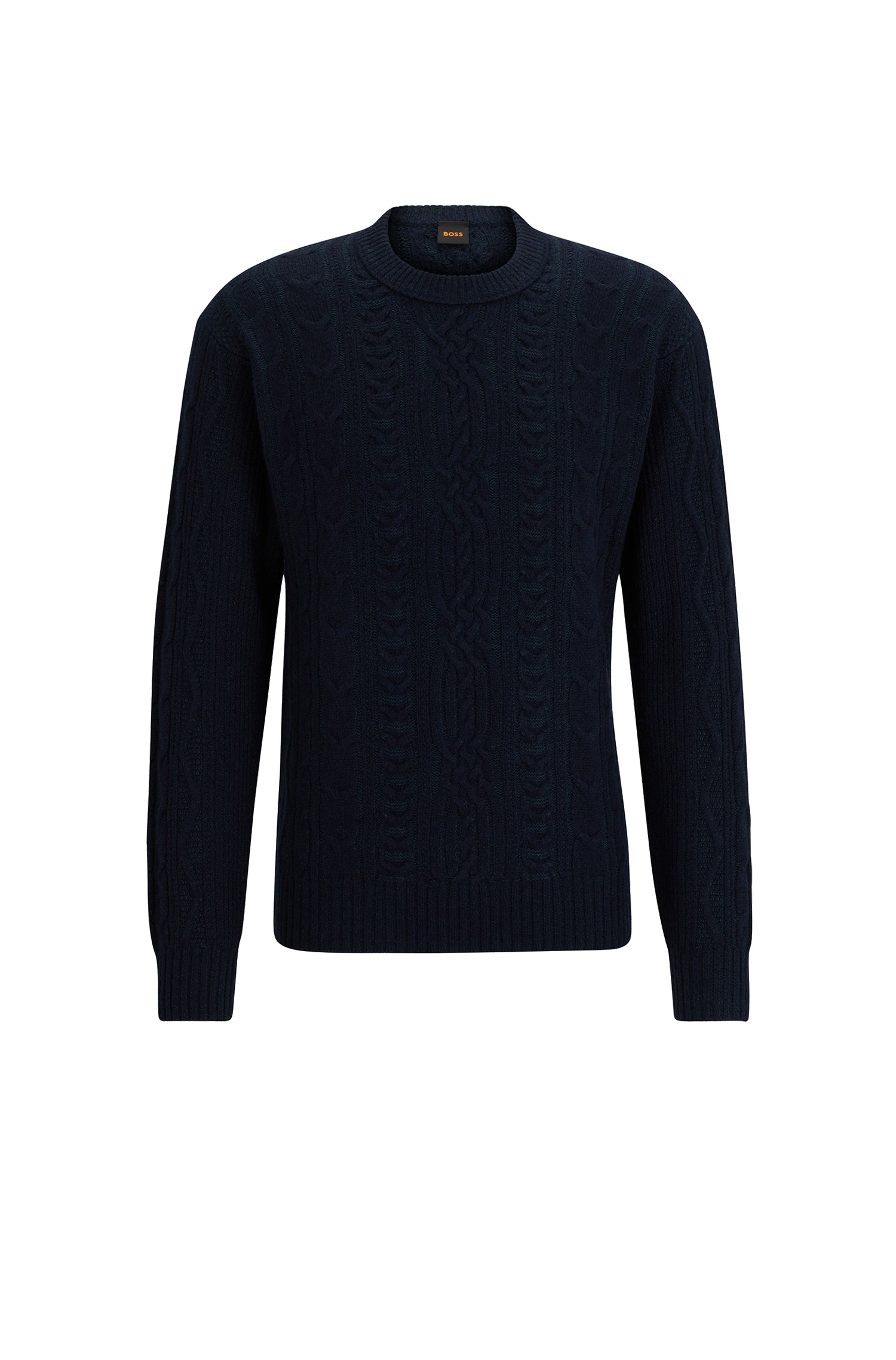 Kubiel jumper in wool - Dark Blue