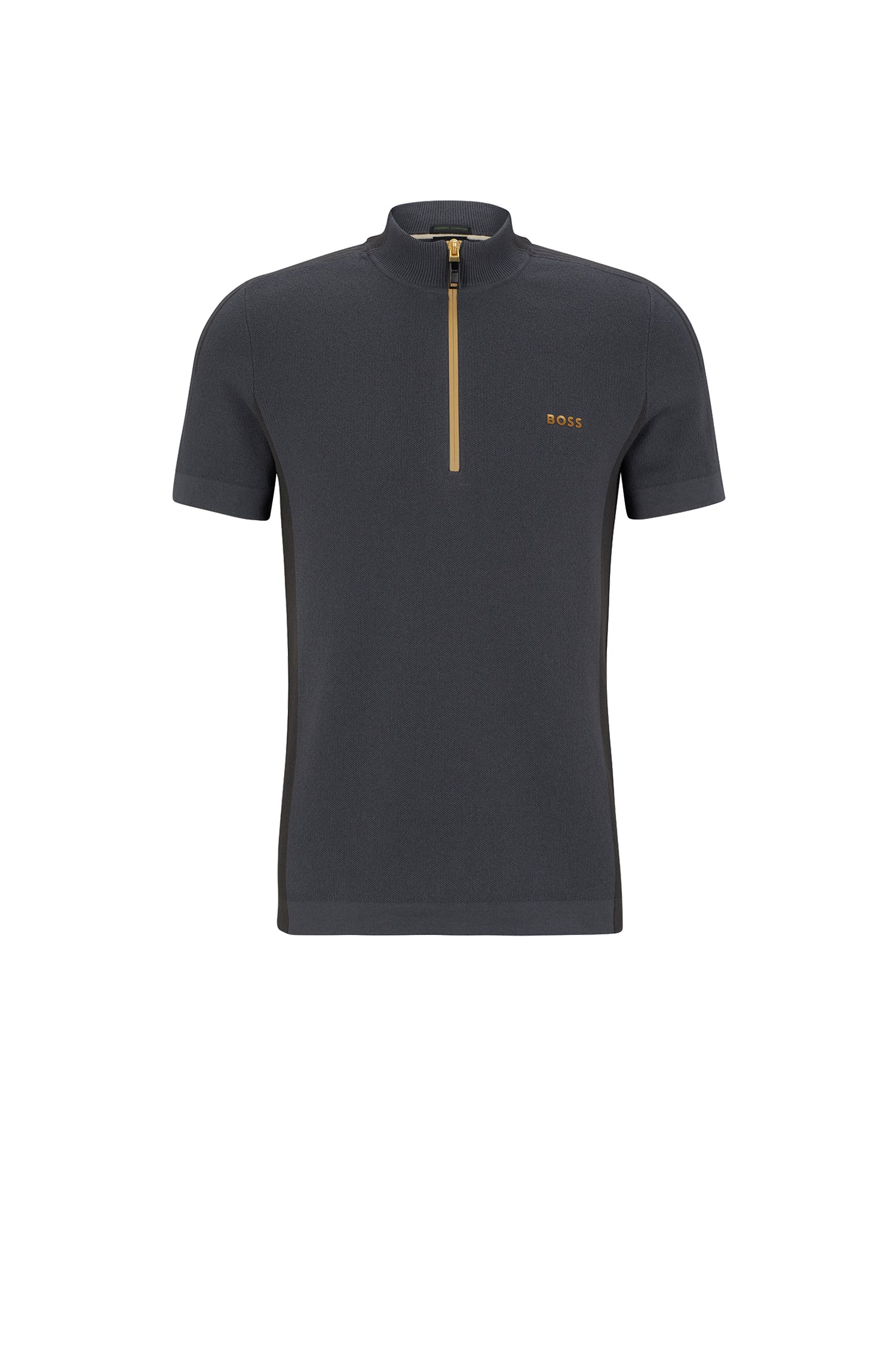 T-shirt Zinos à zip - Dark Grey