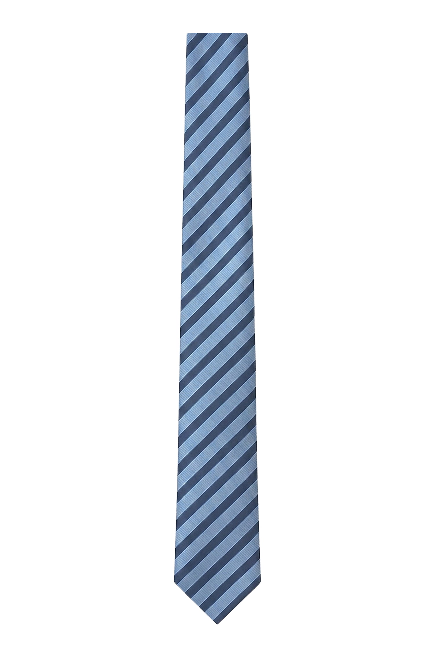 Striped tie - Open Blue