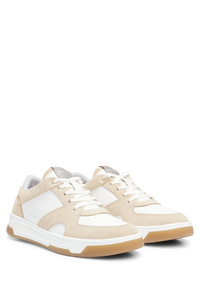 Baltimore leather trainers - Light Beige