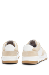 Baltimore leather trainers - Light Beige