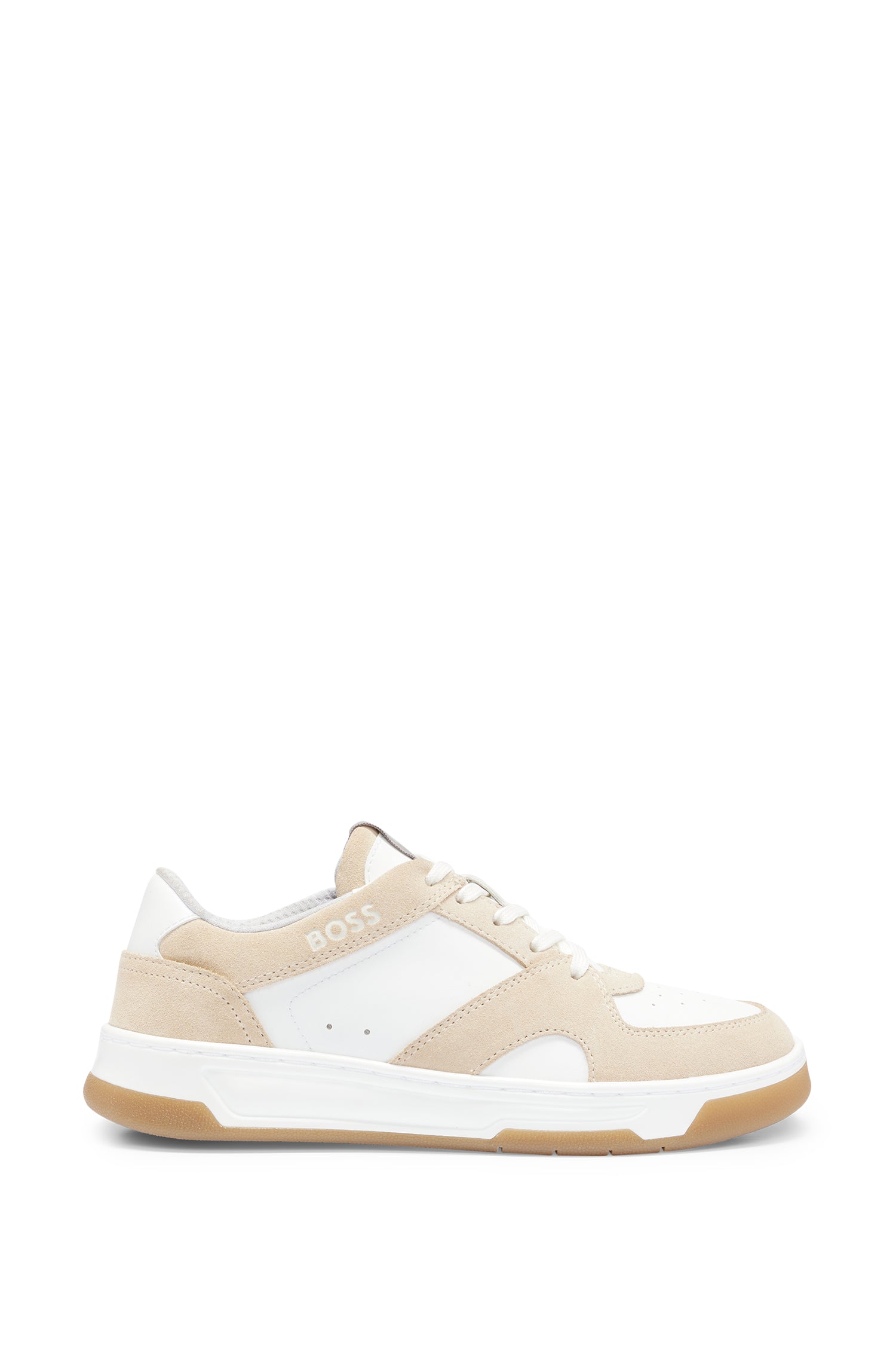 Baltimore leather trainers - Light Beige
