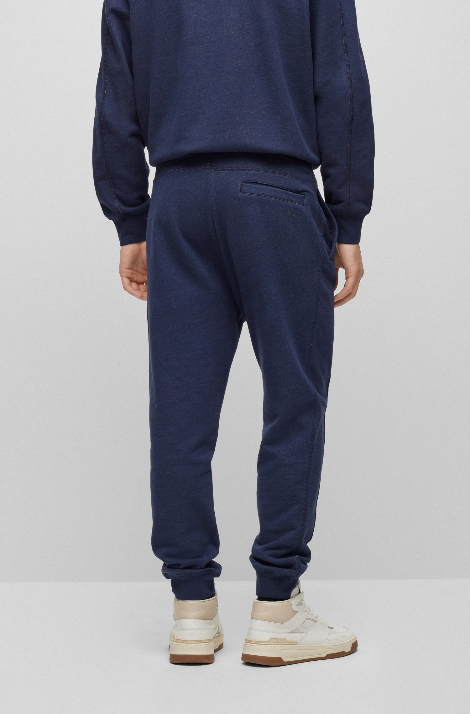 DARK BLUE // CASUAL TROUSERS SEGLITCHSTITCH