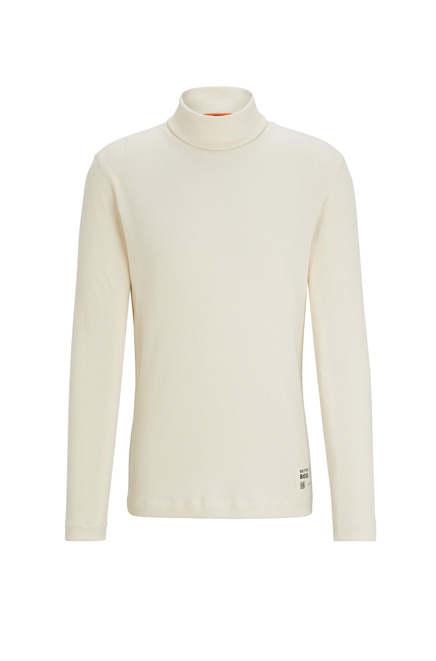 Rollcircular Roll-Neck Jumper - Light Beige
