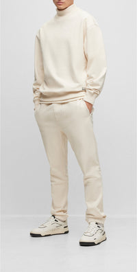Rollcircular turtleneck jumper - Light Beige
