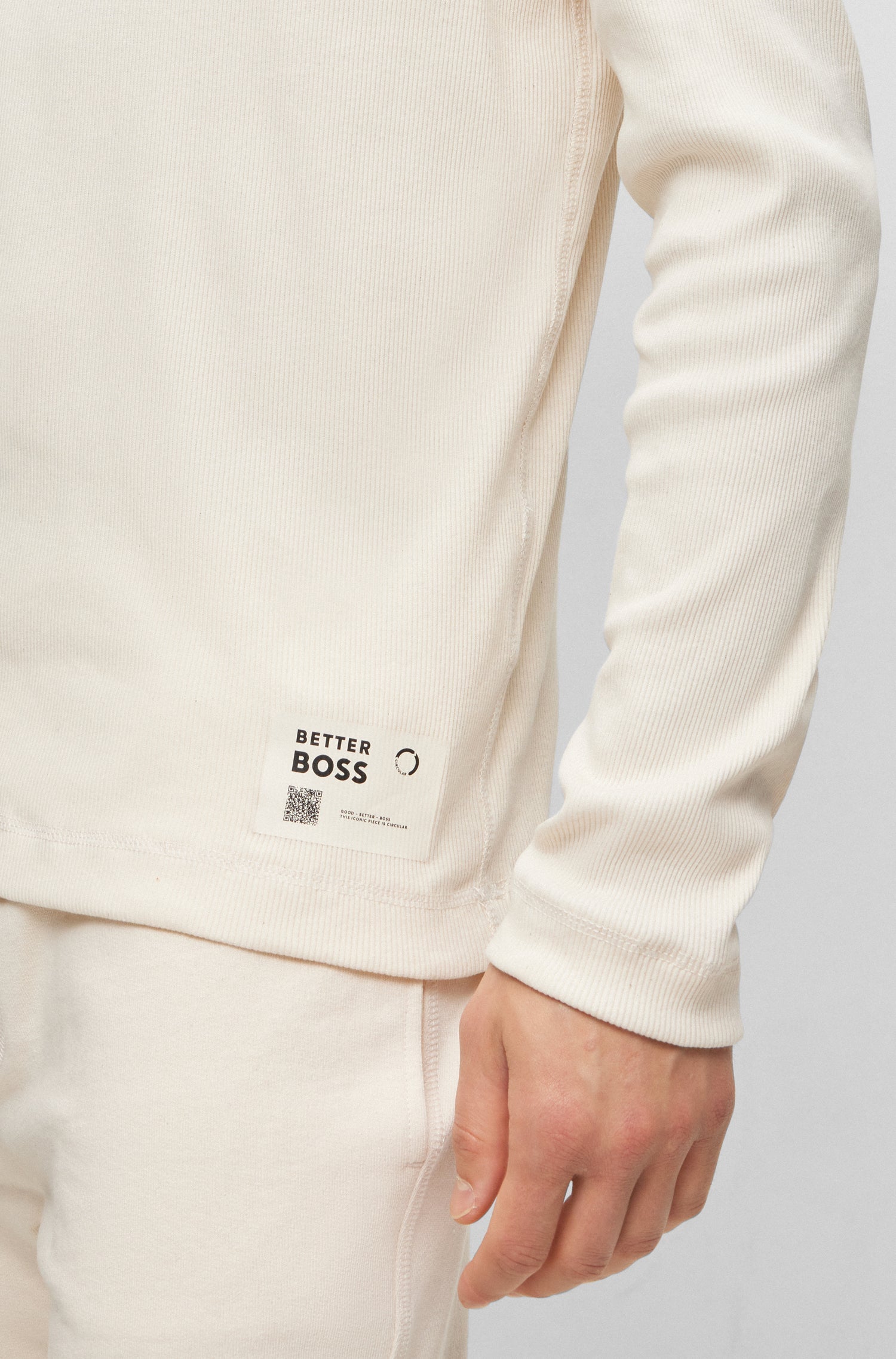 LIGHT BEIGE // JERSEY T_ROLLCIRCULAR