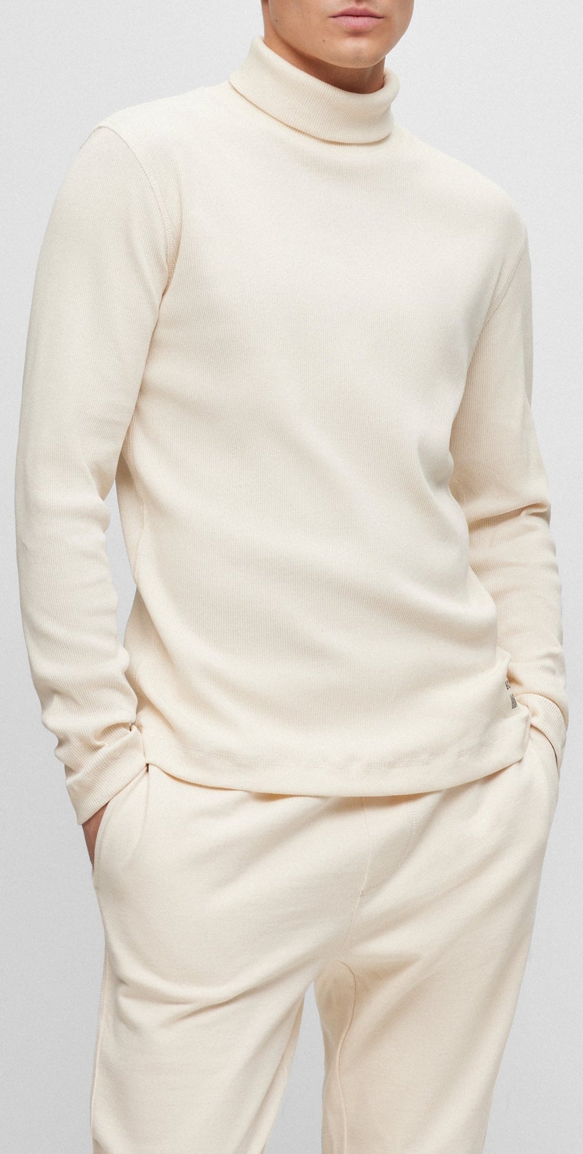 LIGHT BEIGE // JERSEY T_ROLLCIRCULAR