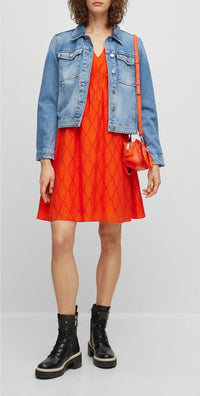 BRIGHT ORANGE // DAY DRESSES C_DIZZIANO