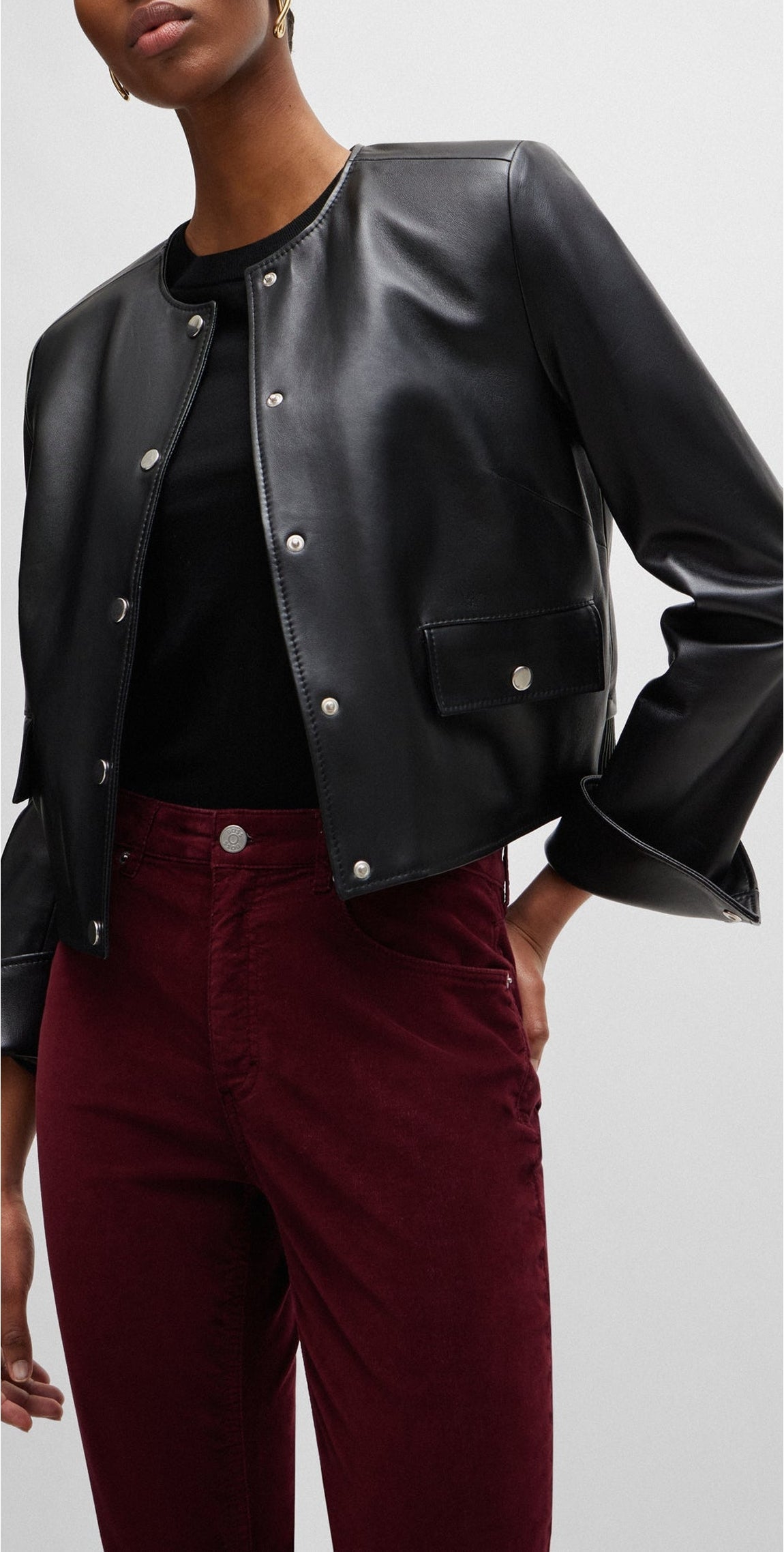 DARK RED // JEANS JACKIE MR 1.0