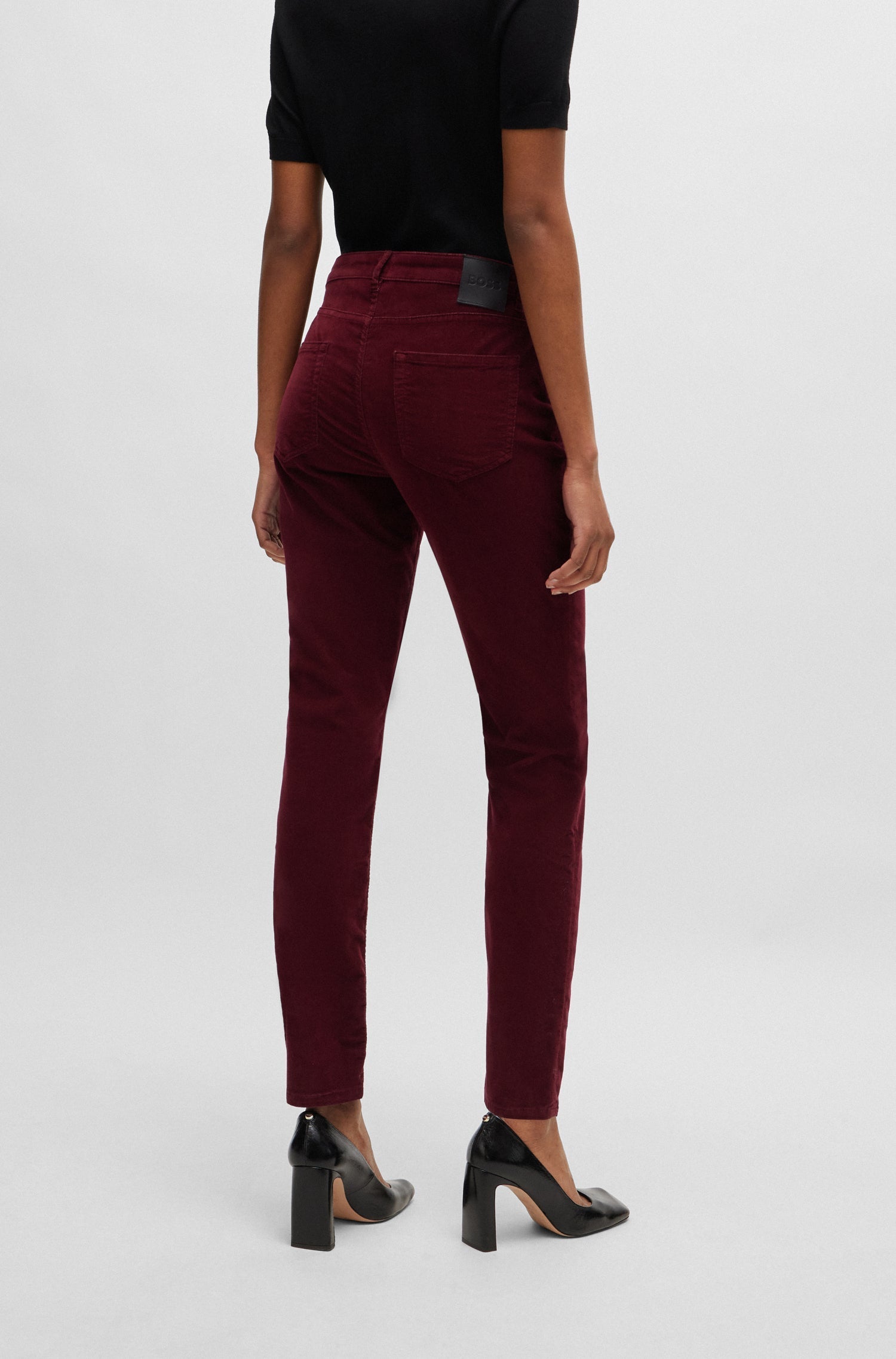 DARK RED // JEANS JACKIE MR 1.0