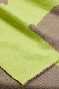 Écharpe en laine - Light & Pastel Green