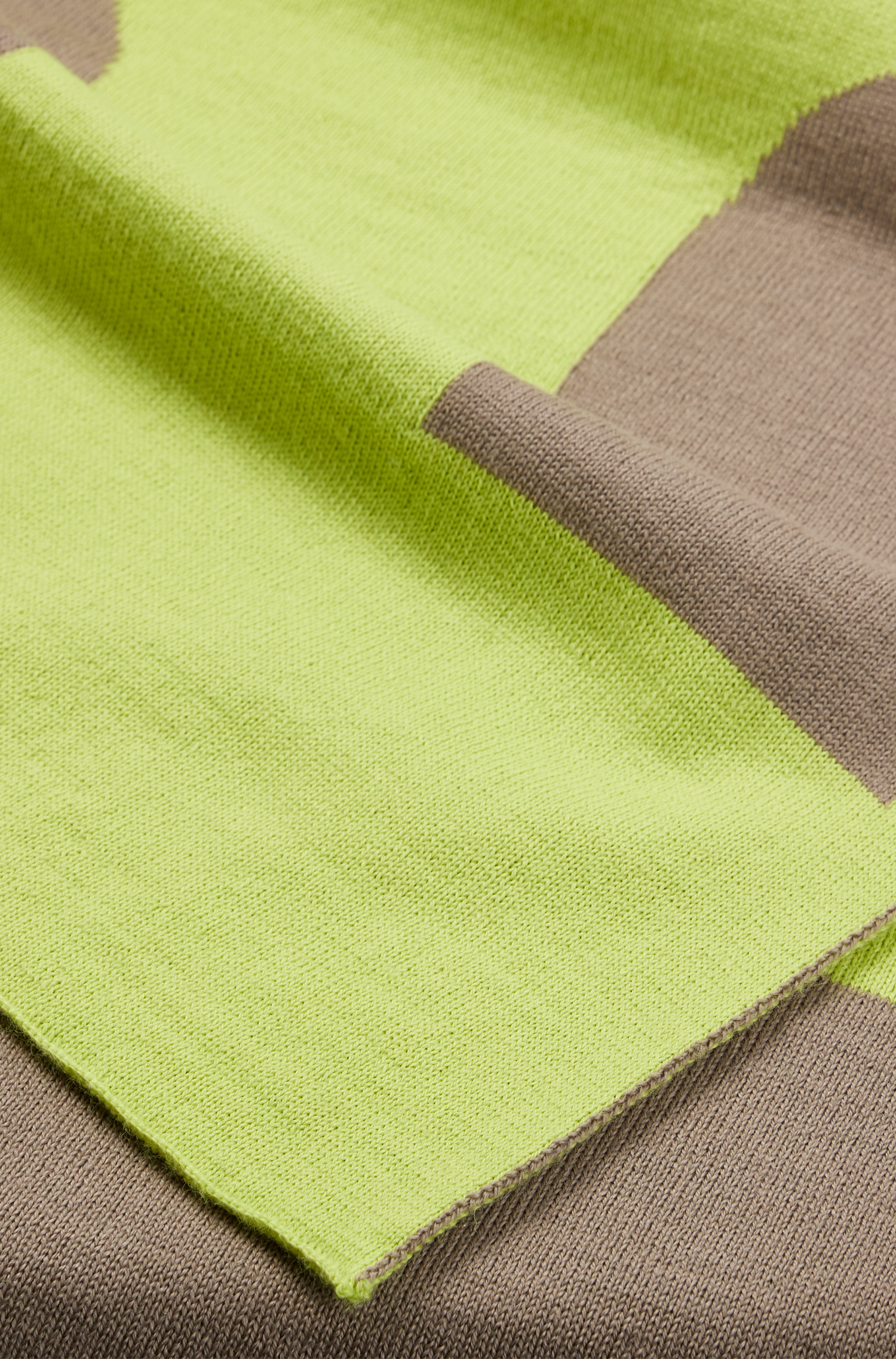 LIGHT & PASTEL GREEN // KNITTED SCARF ACRO_SCARF-X