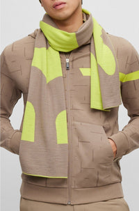 Wool scarf - Light & Pastel Green