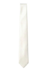 Silk tie - Open White