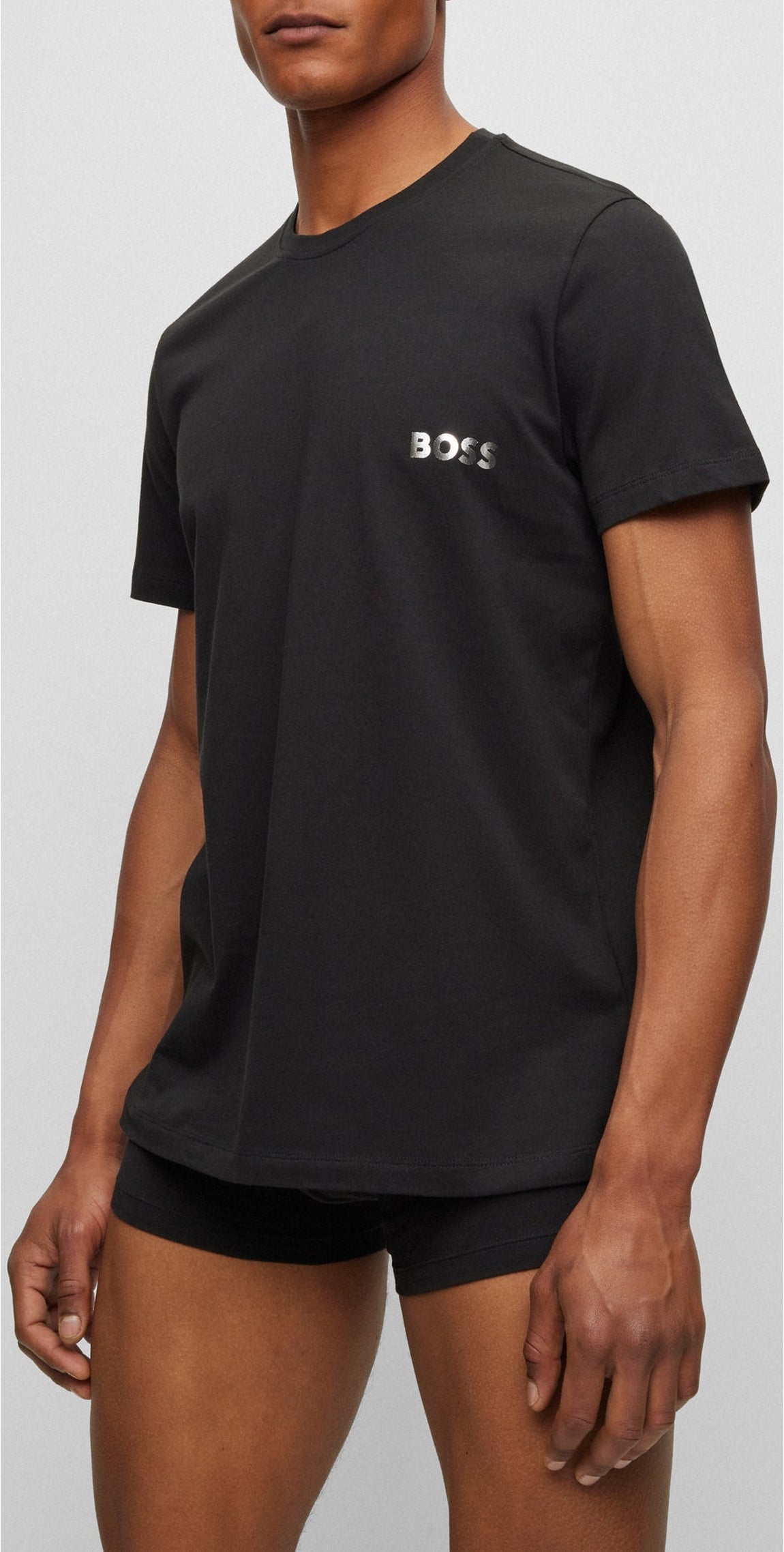 Ensemble t-shirt et boxer RN - Black
