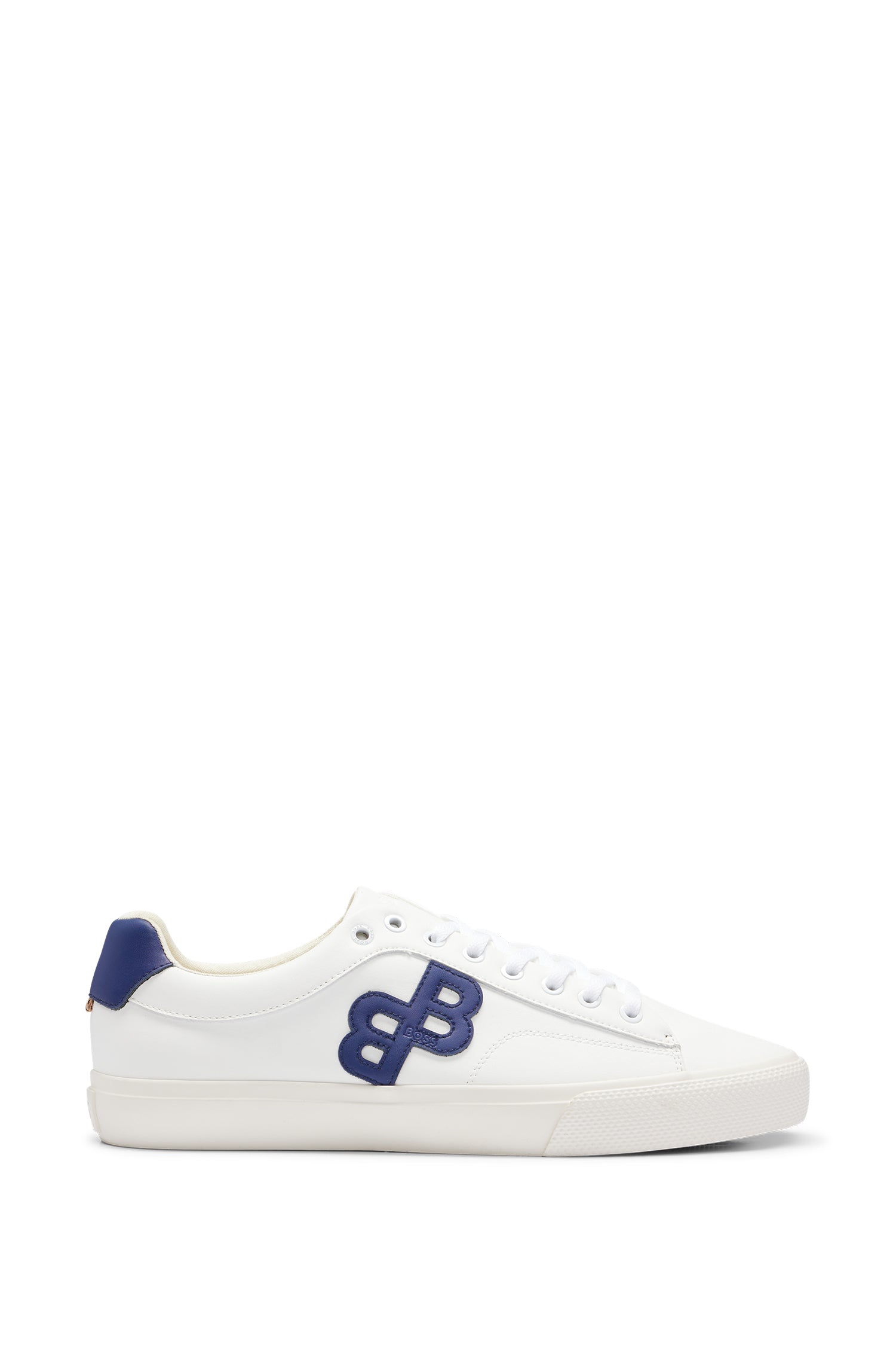 Aiden leather trainers - Open White