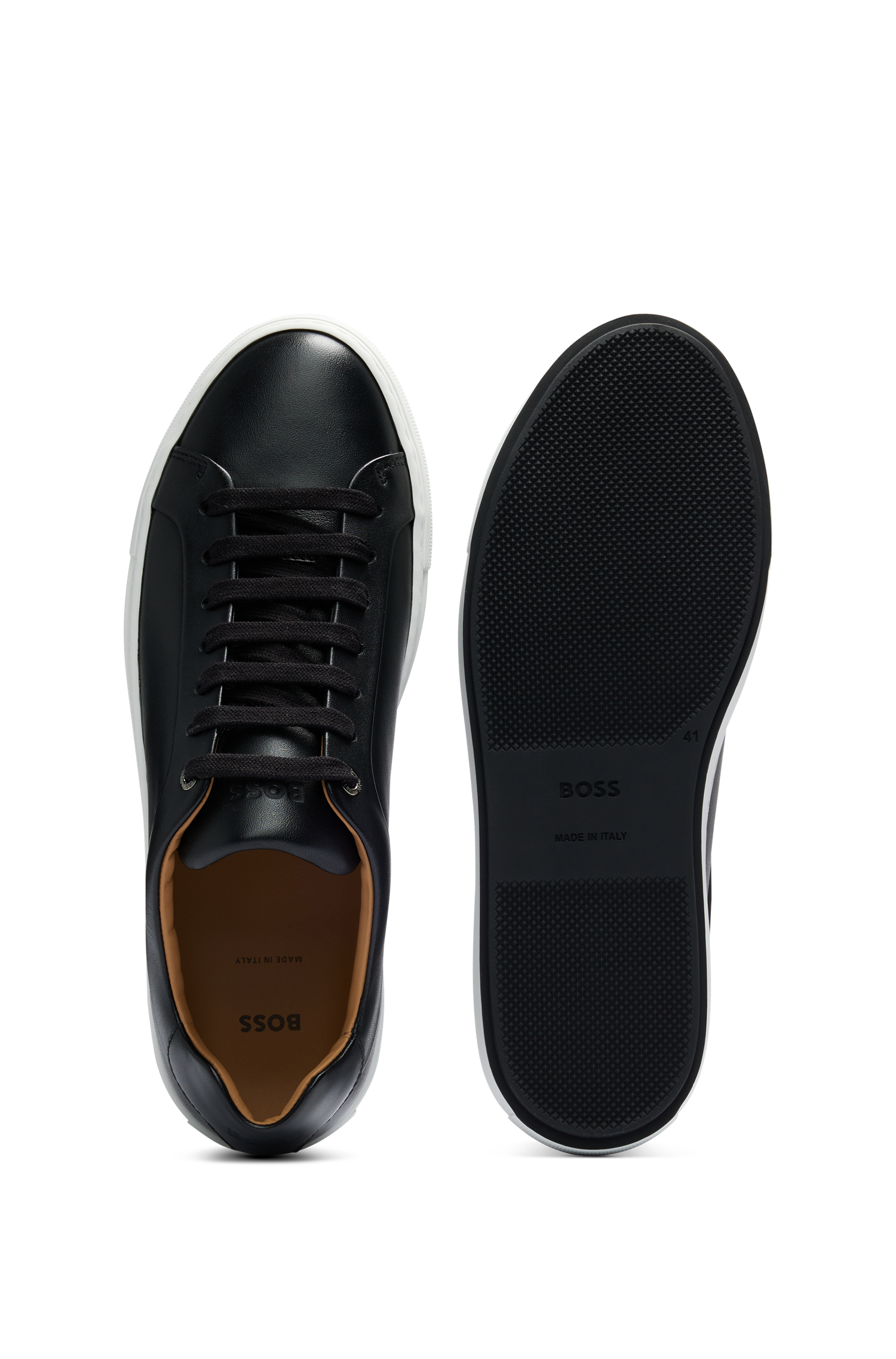 Mirage leather trainers - Black