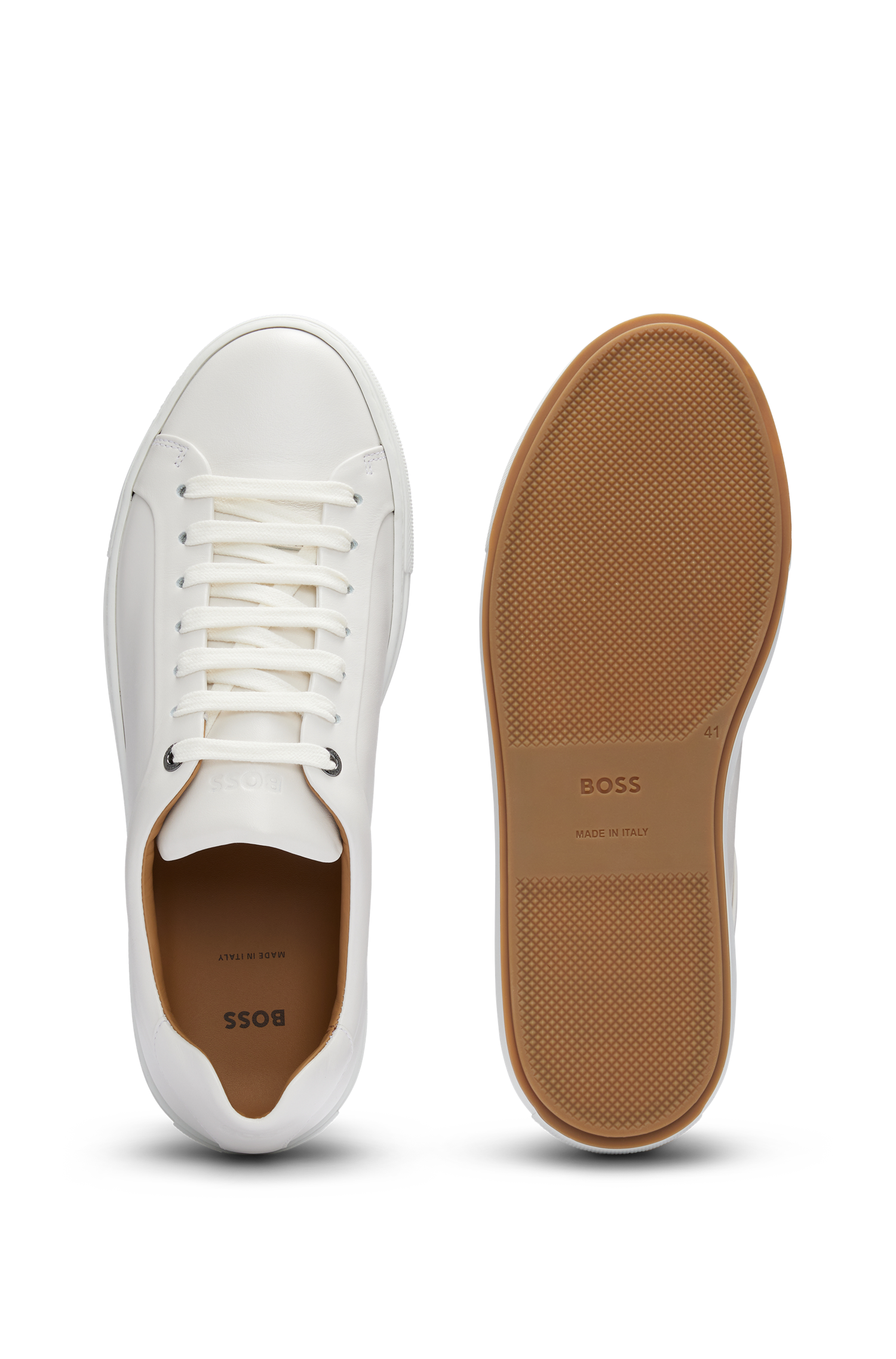 OPEN WHITE // LACE-UP TRAINERS MIRAGE_TENN_BU A_N