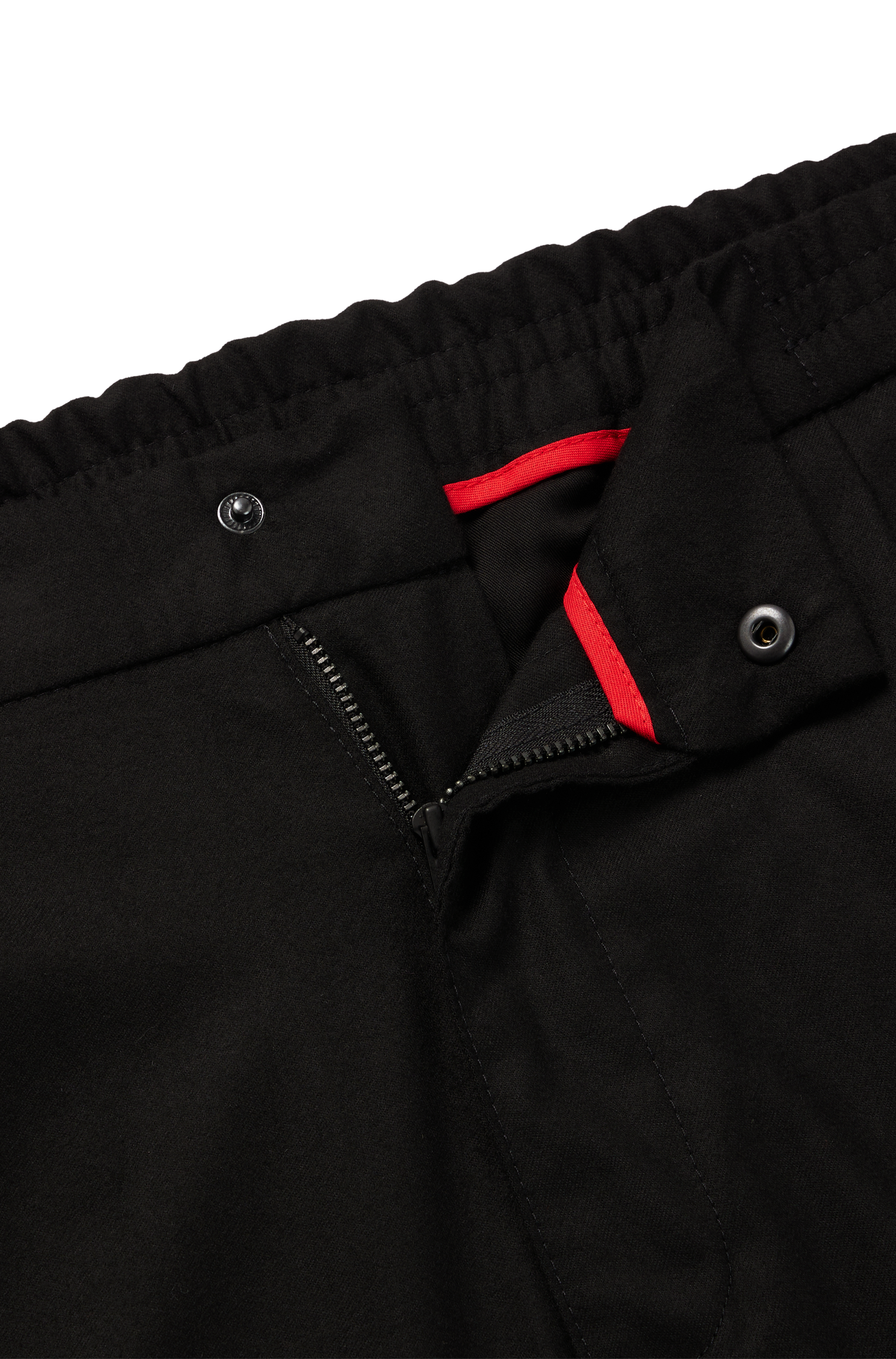 Glavin wool blend trousers - Black