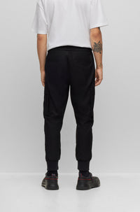 Glavin wool blend trousers - Black