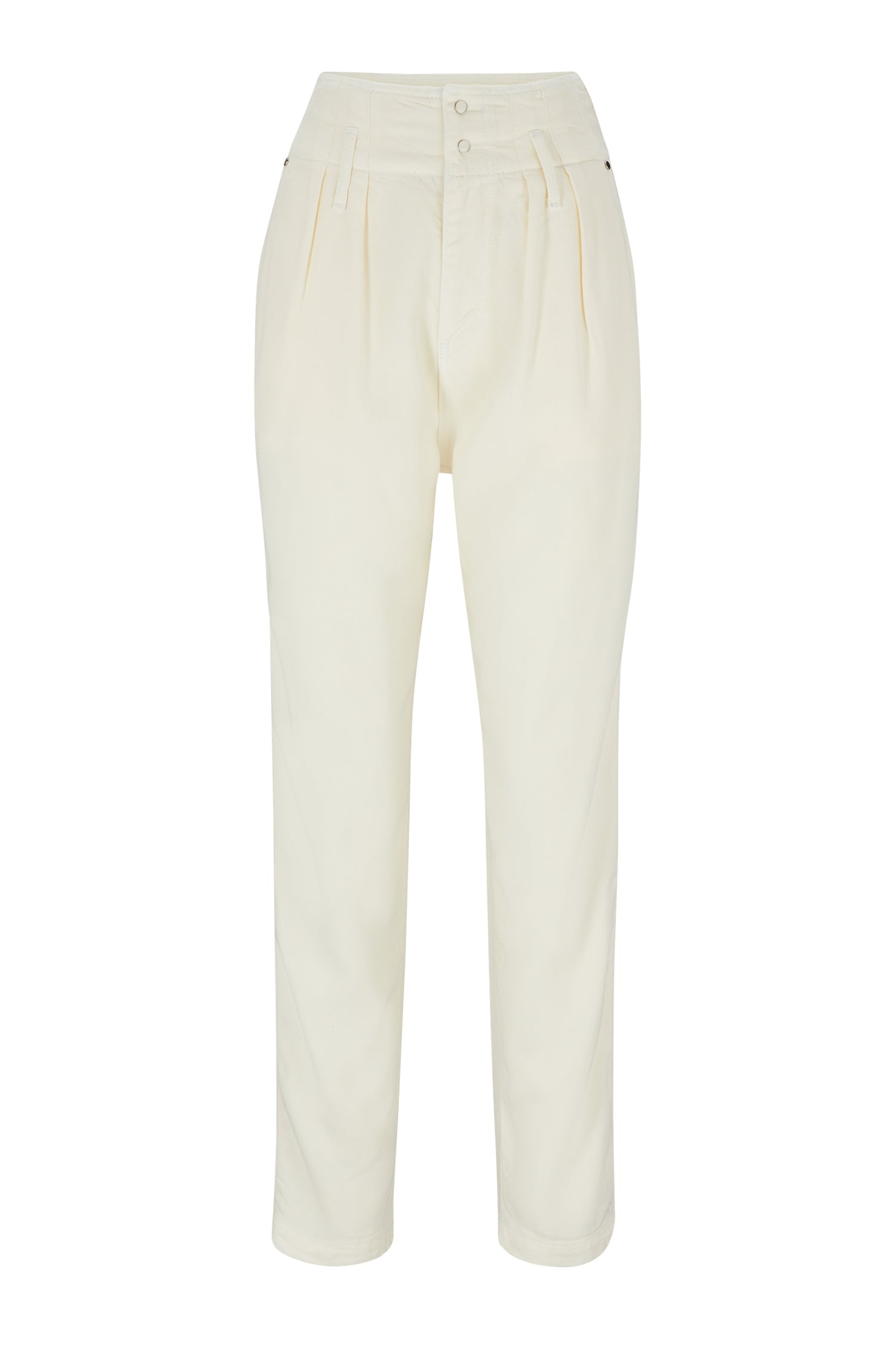 OPEN WHITE // CASUAL TROUSERS C_TECLA1-D