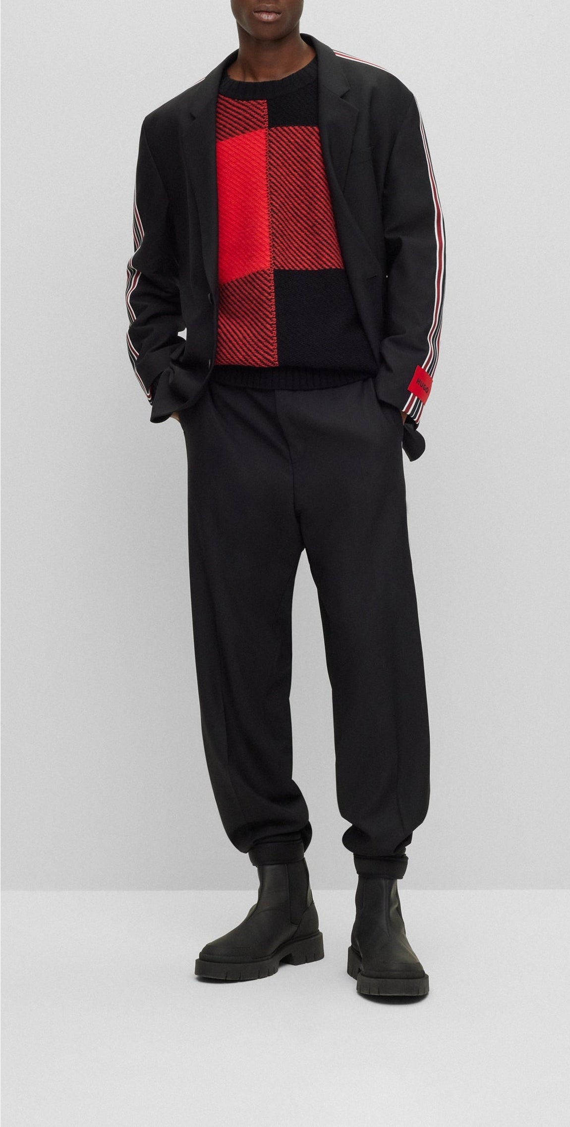 Sheckar wool jumper - Black